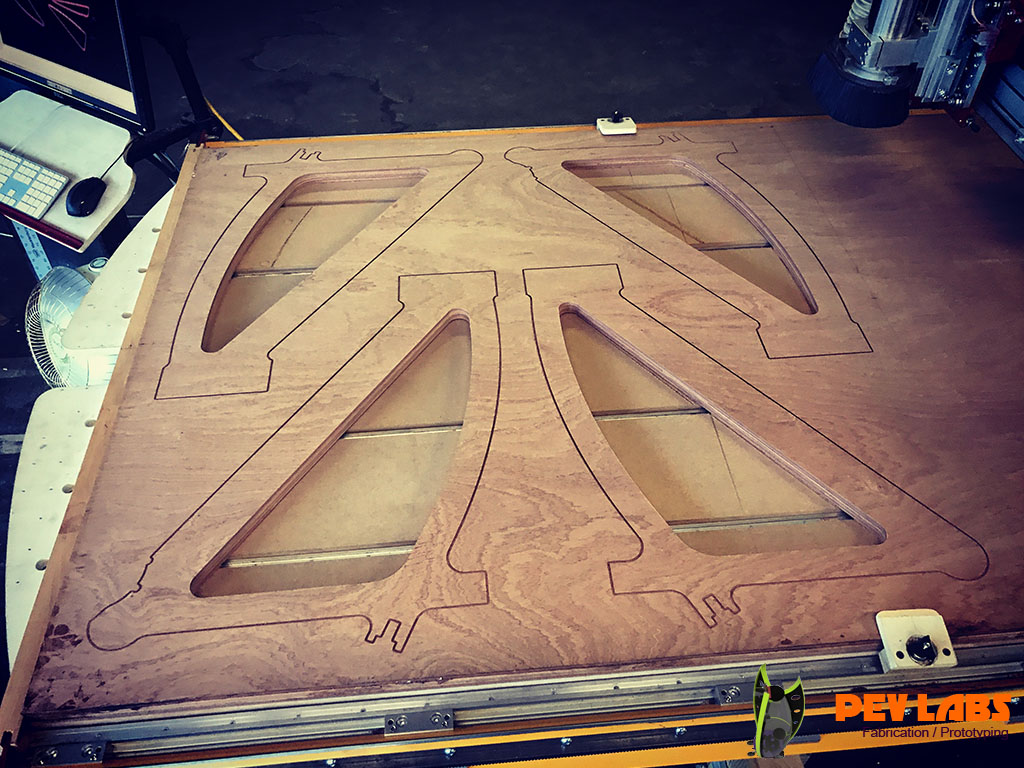 CNC Milling Sapele Wooden Bike Frames CNC Milling Sapele Wooden Bike Frames