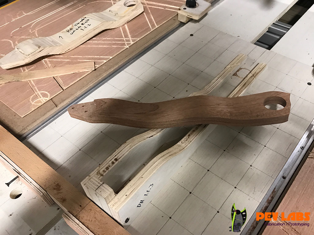 Handmade Hardwood Bicycle Chainstay Handmade Hardwood Bicycle Chainstay