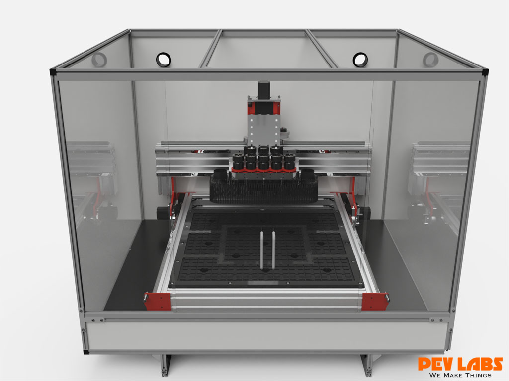 Multi Spindle CNC in Enclosure Multi Spindle CNC in Enclosure