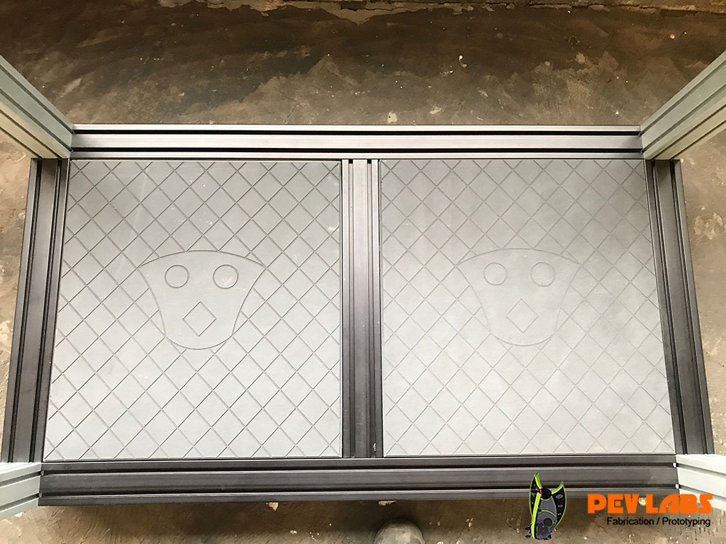 Laser Cabinet Patterned Floor Laser Cabinet Patterned Floor