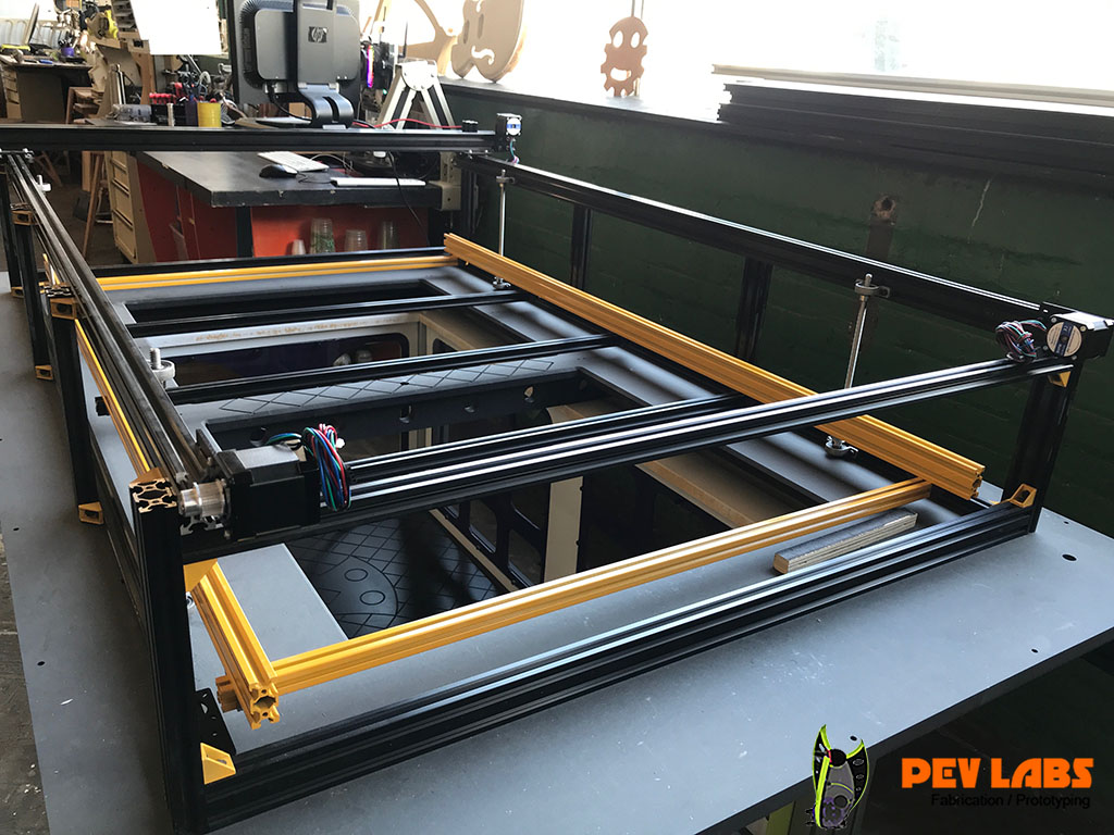 Laser Frame with Steppers Motors Laser Frame with Steppers Motors