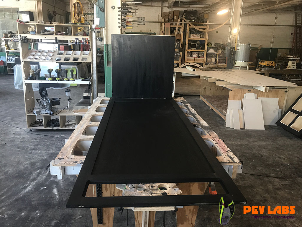 Display Case Panel to base attachment Display Case Panel to base attachment