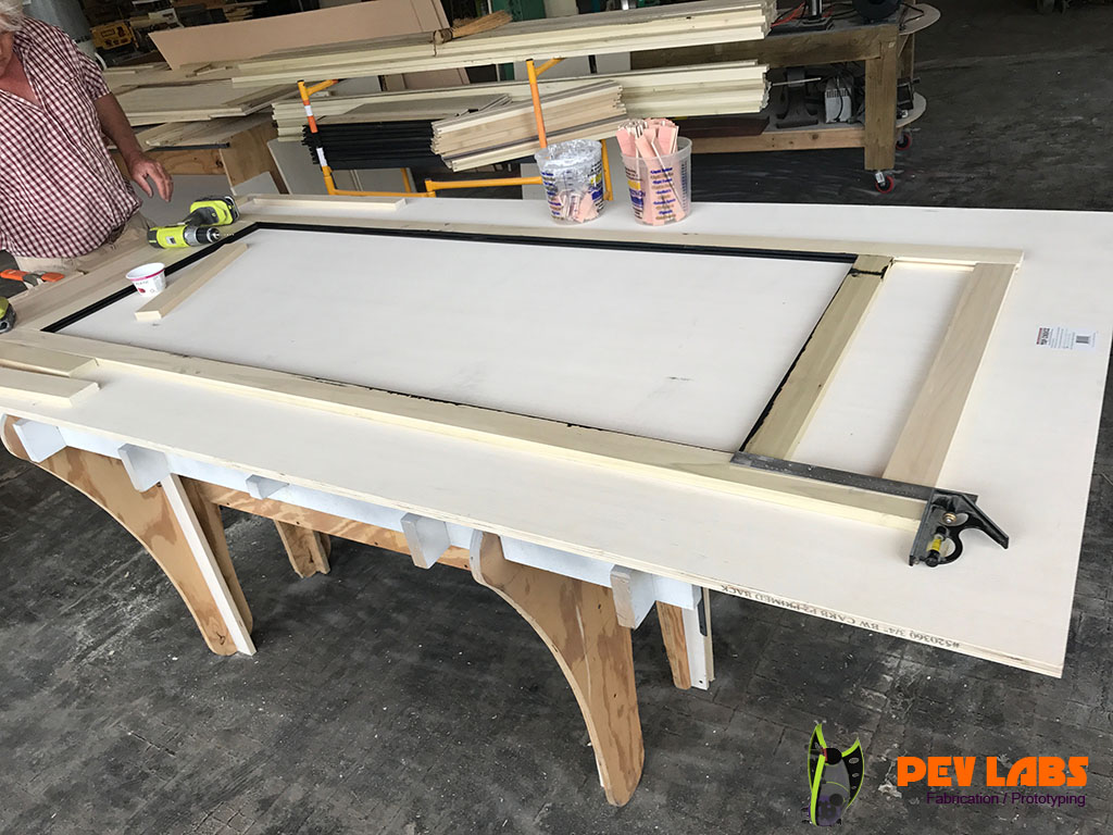 Display Case Side Panel Frame Display Case Side Panel Frame