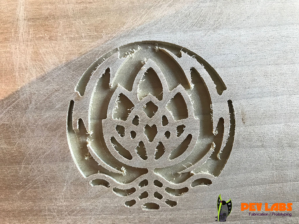 Logo CNC Pocket Cut Rough Pass Logo CNC Pocket Cut Rough Pass