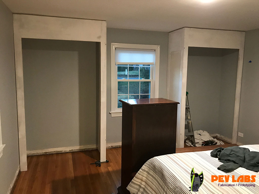 Closet Cabinet Shells Installed Closet Cabinet Shells Installed
