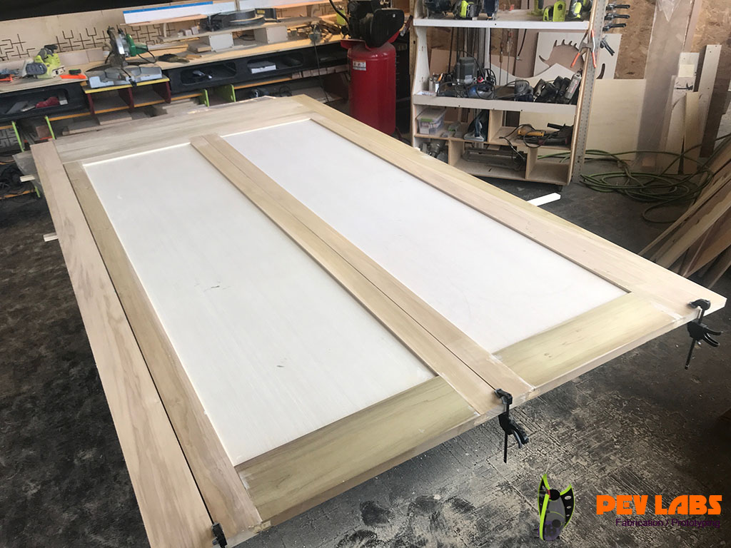 Custom Closet Face Panel Assembly