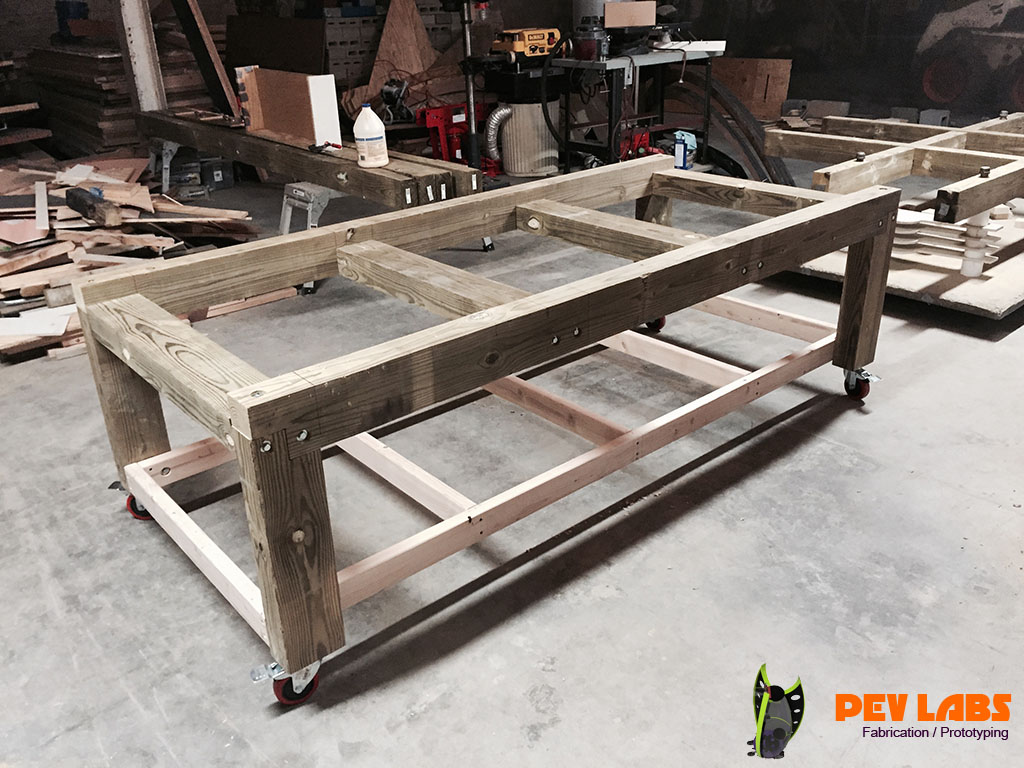 Treated Timber Bench Framing Treated Timber Bench Framing