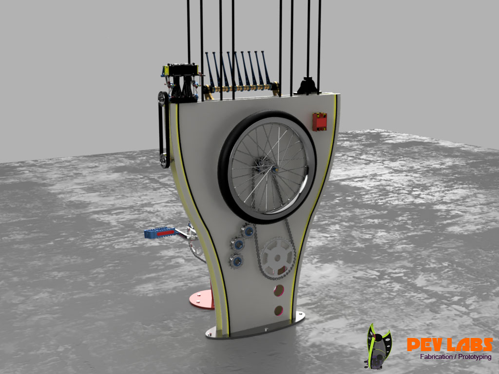 Isometric View of Mechatronic Kiosk Isometric View of Mechatronic Kiosk