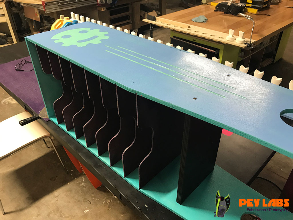 Custom Parts Organizer Shelving for Compartment Trays Custom Parts Organizer Shelving for Compartment Trays