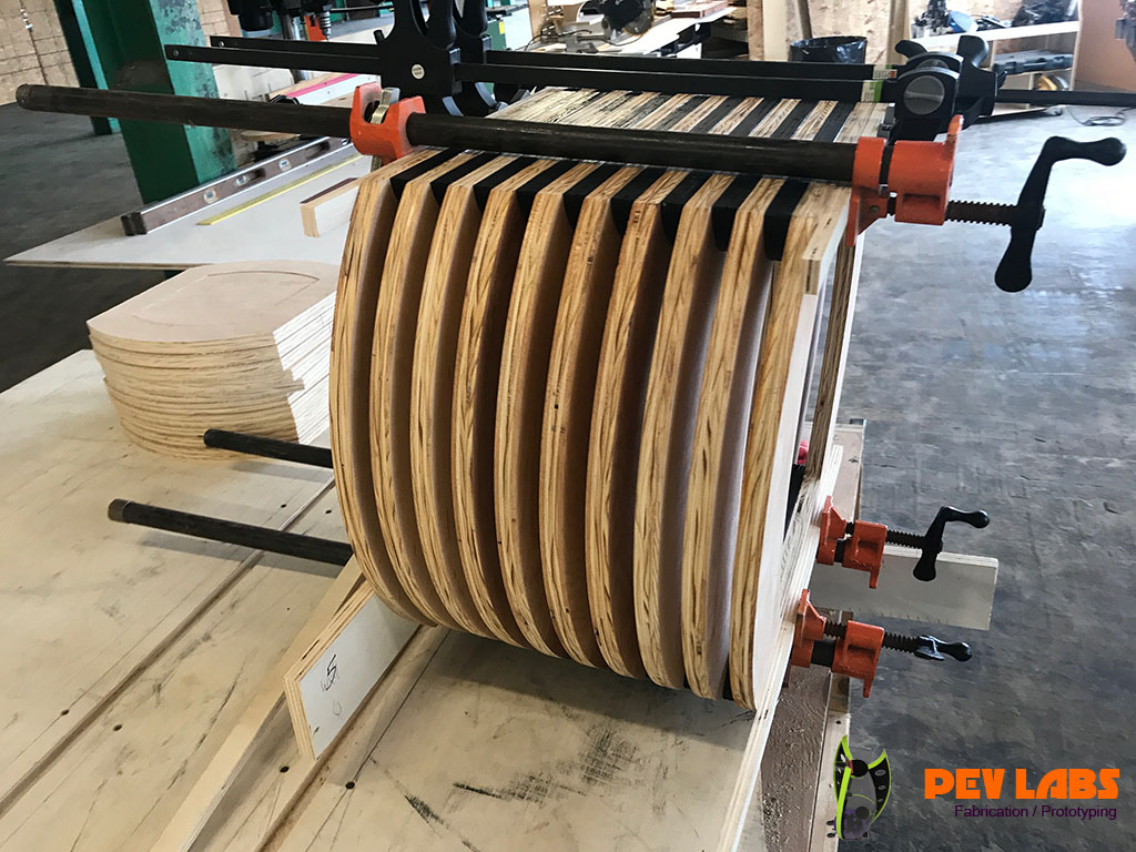 Bar Clamps on Final Glue Up Bar Clamps on Final Glue Up