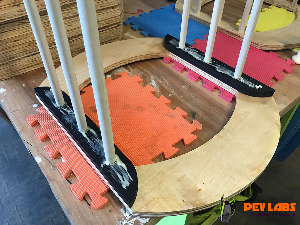 Installing Spacers on Skeleton Installing Spacers on Skeleton