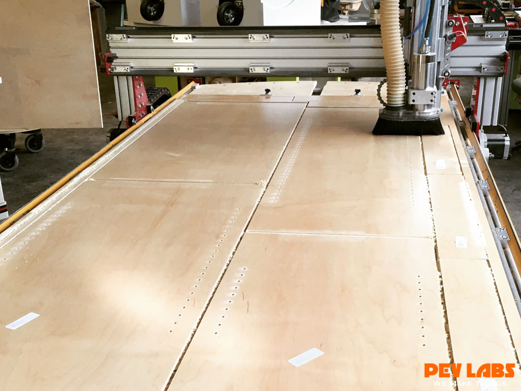 CNC Milling of Pre-Finished Maple Cabinets CNC Milling of Pre-Finished Maple Cabinets