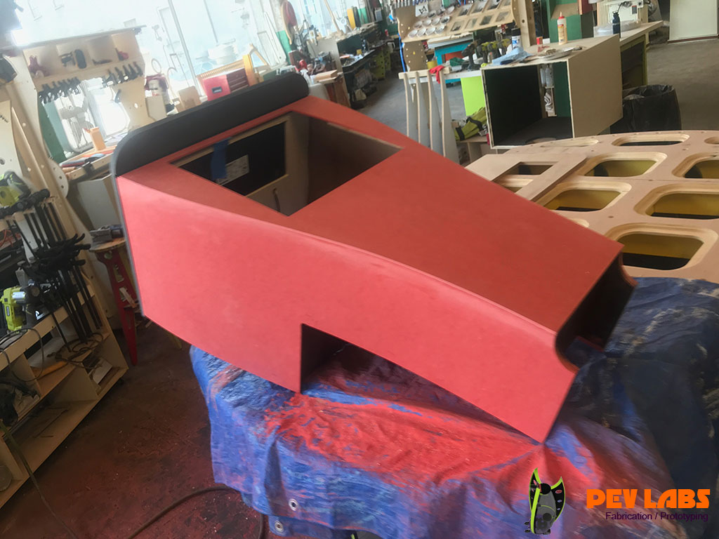 Color Core MDF Kiosk Color Core MDF Kiosk