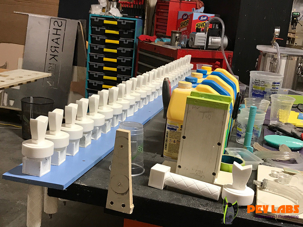 Two Part Resin Castings After Aseembly Ready for Sanding Resin Casts After Assembly